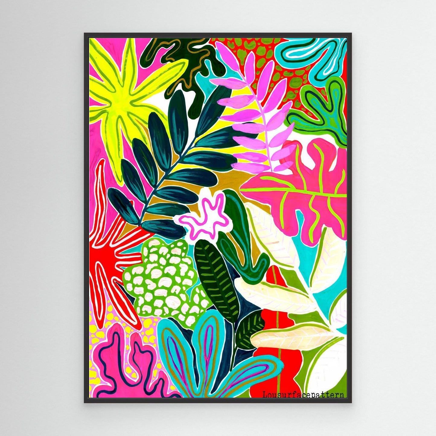 "Tropicals" Canvas Print