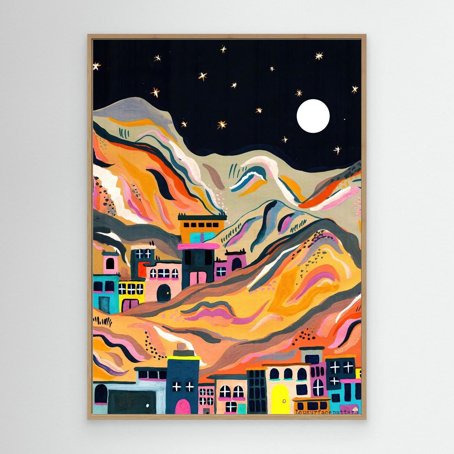 "Morocco at night" Canvas Print
