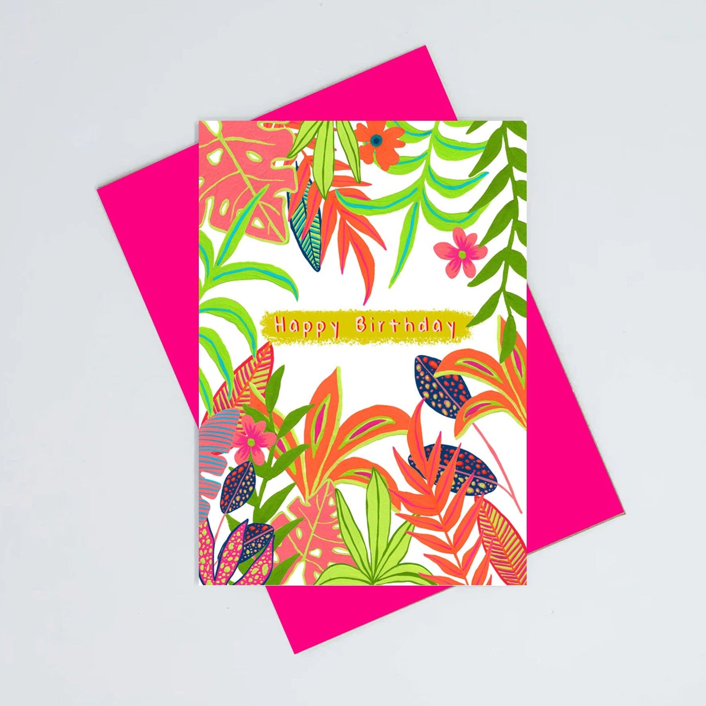 Tropical birthday card
