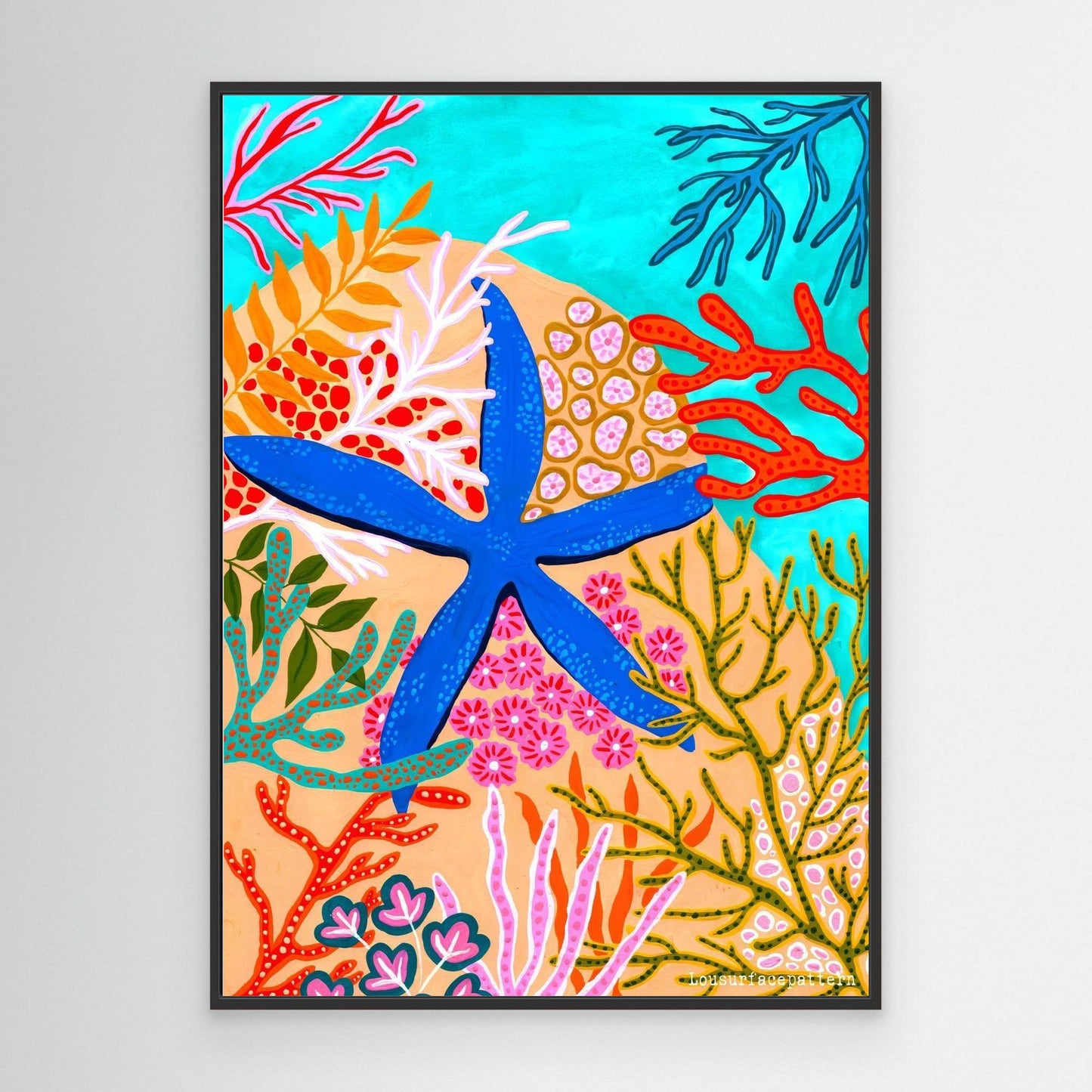 "Corals" Canvas print