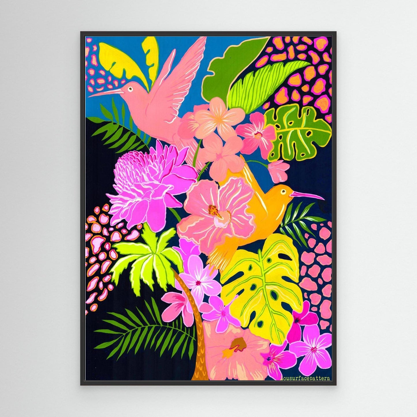 "Humming Bird" Canvas print