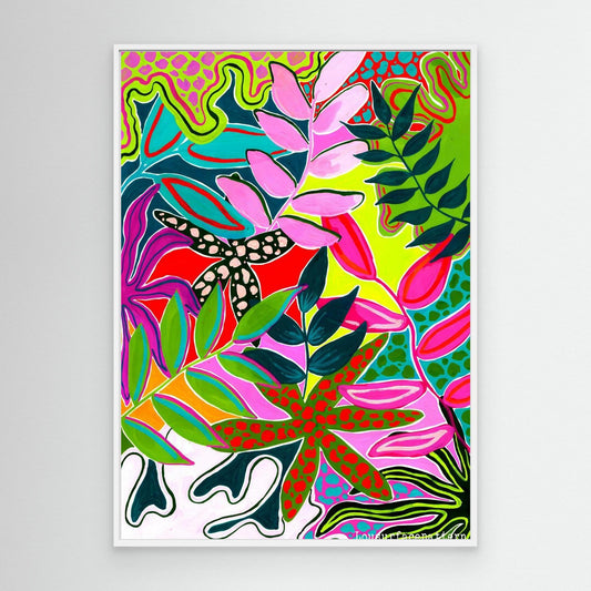 "Abstract Tropicals" Canvas Print