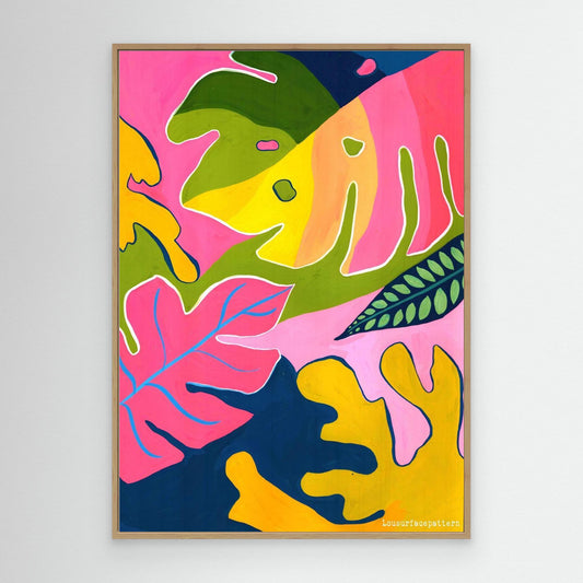 "Cheeseplant" Canvas print