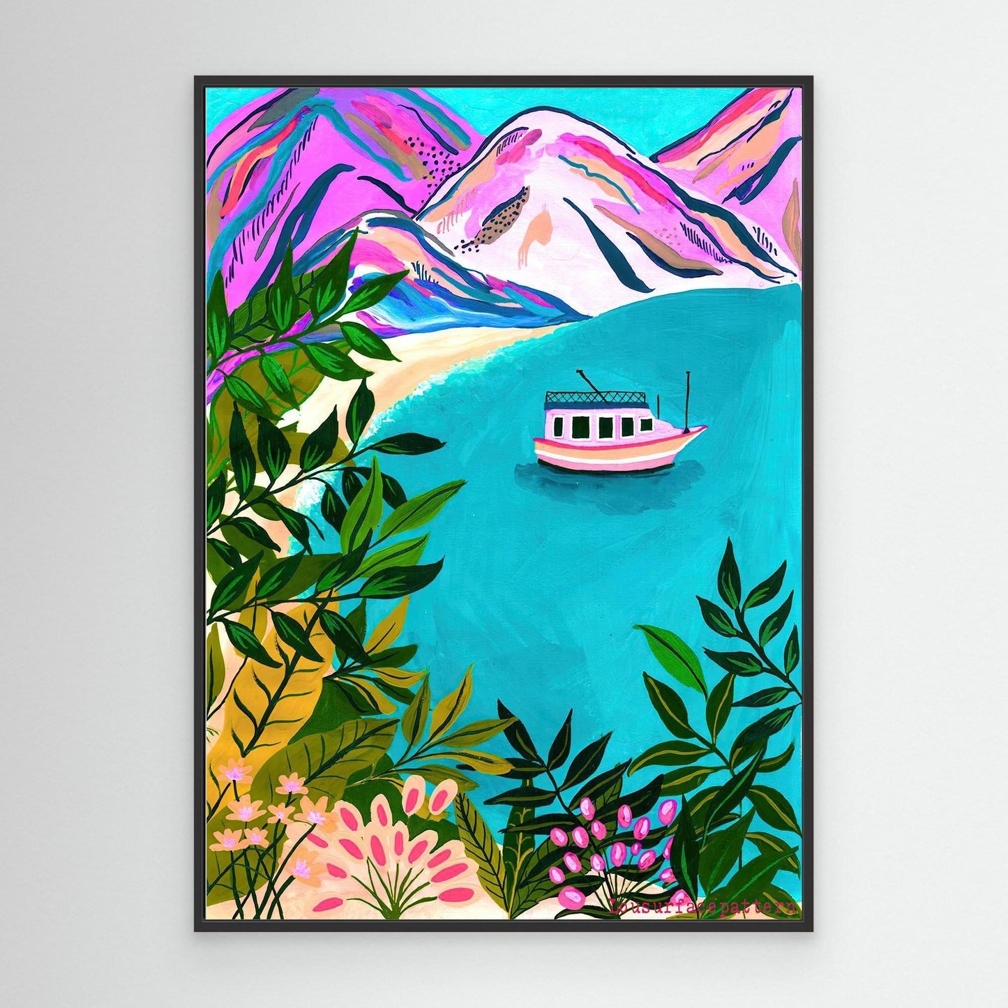 "Boat" canvas print