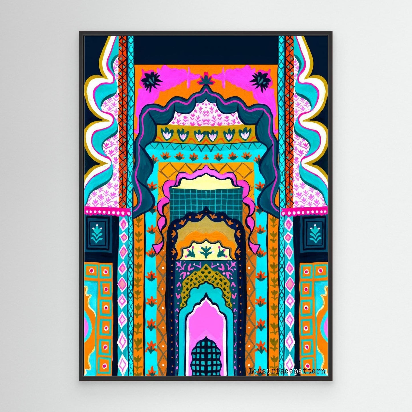 "Indian doorway" Canvas print