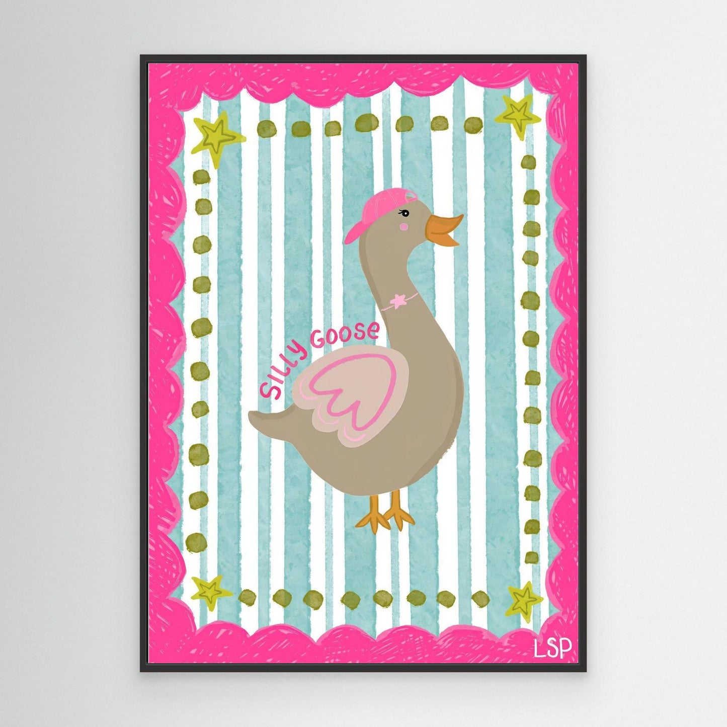 "Silly goose" Canvas print
