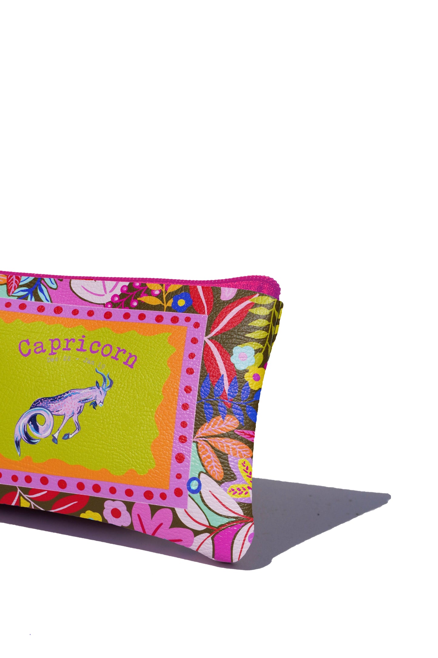 Capricorn vegan leather purse