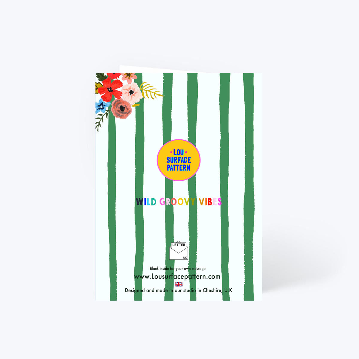 Flamingo birthday card