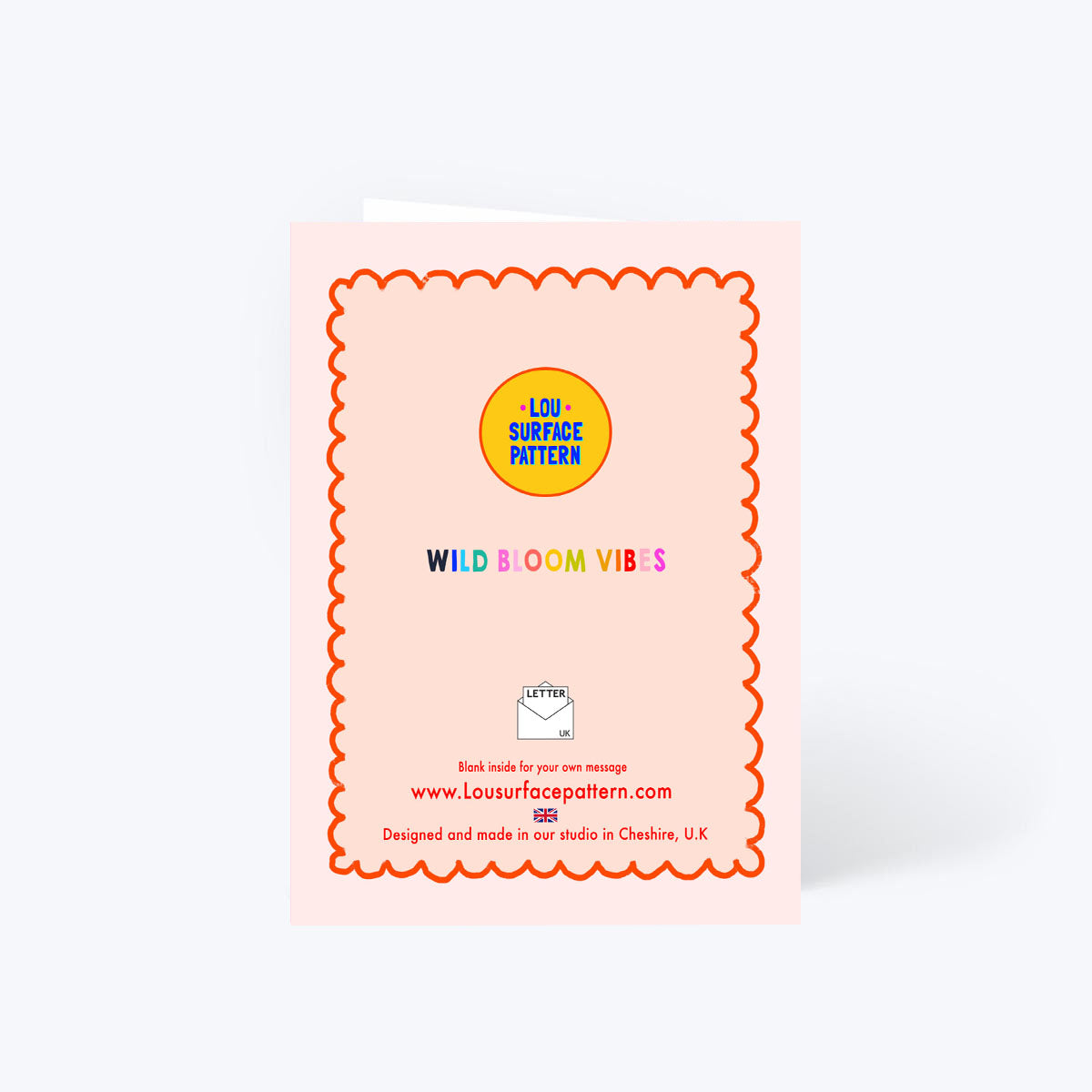 Fleur d'oranger birthday card