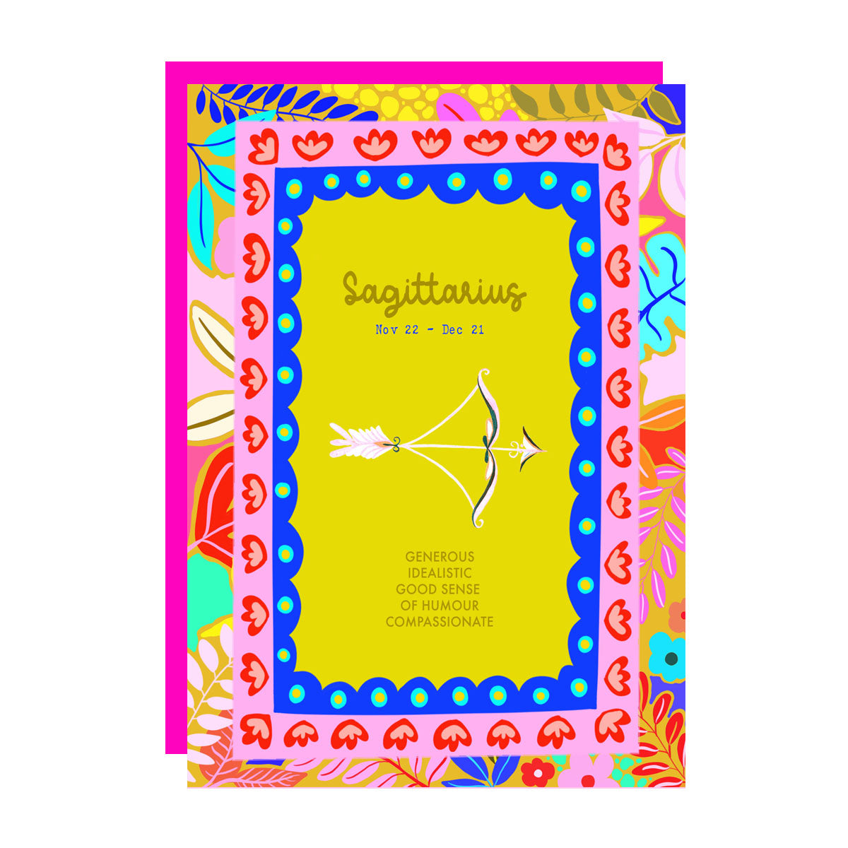 Sagittarius birthday card