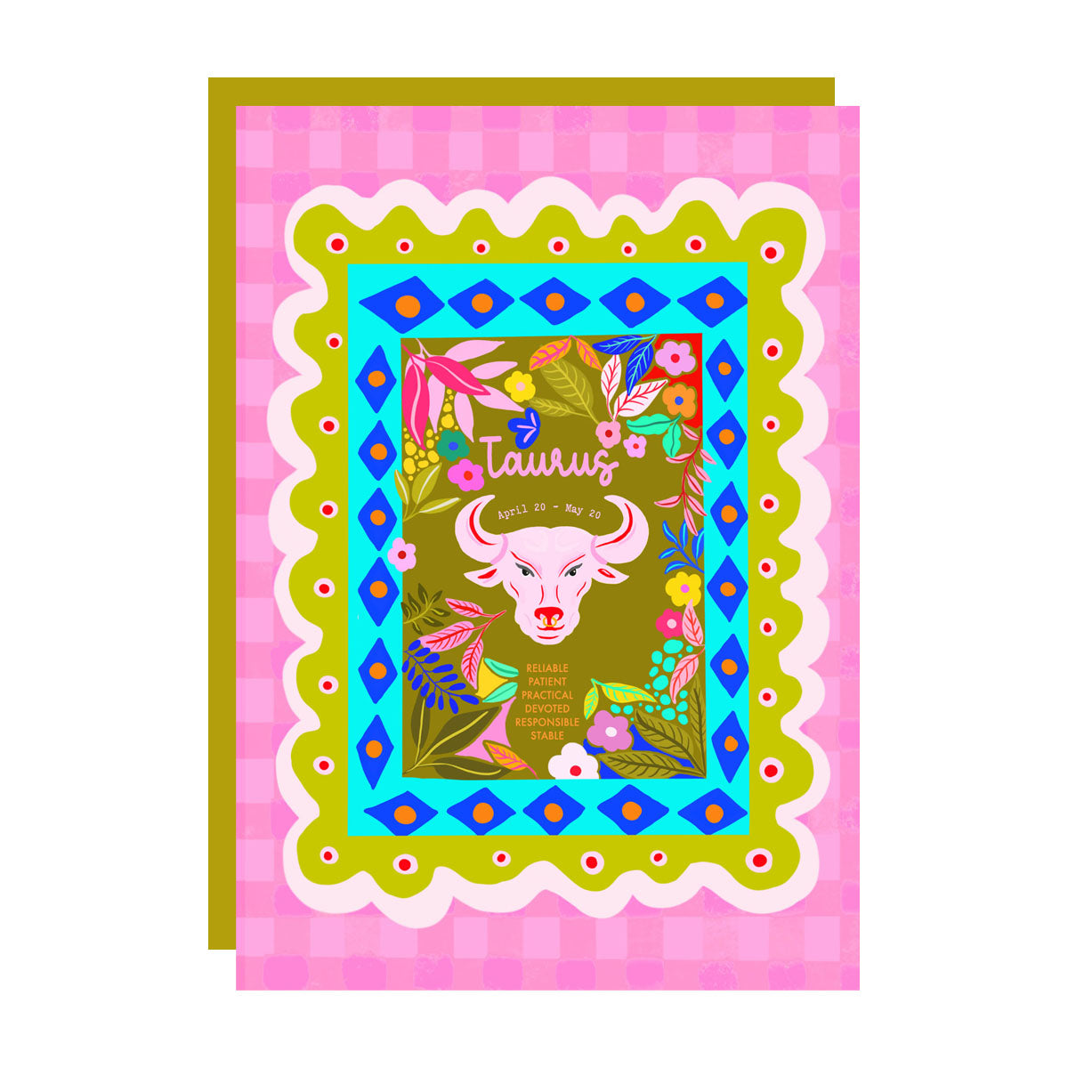 Taurus birthday card