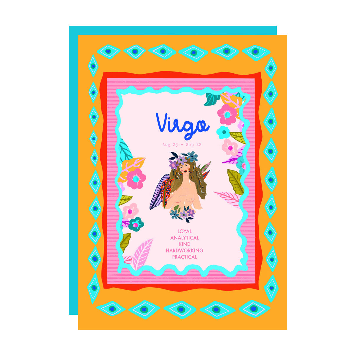 Virgo birthday card