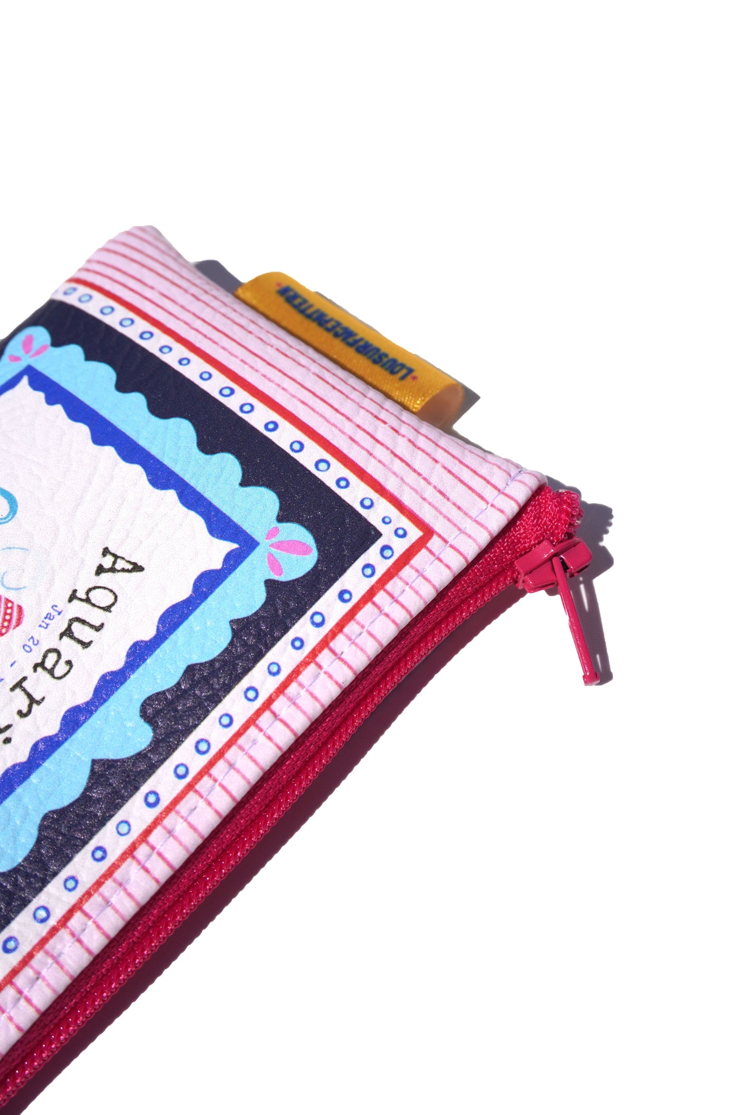 Aquarius vegan leather purse