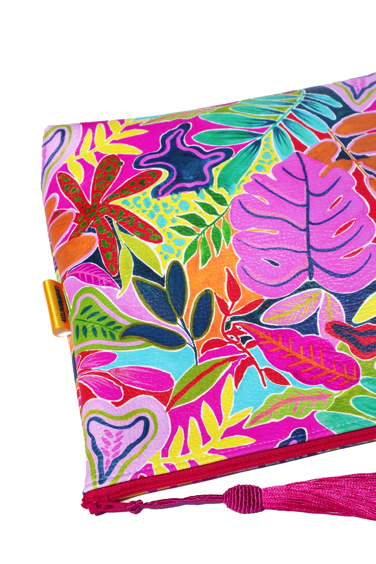 Cheeseplant vegan leather cosmetic bag