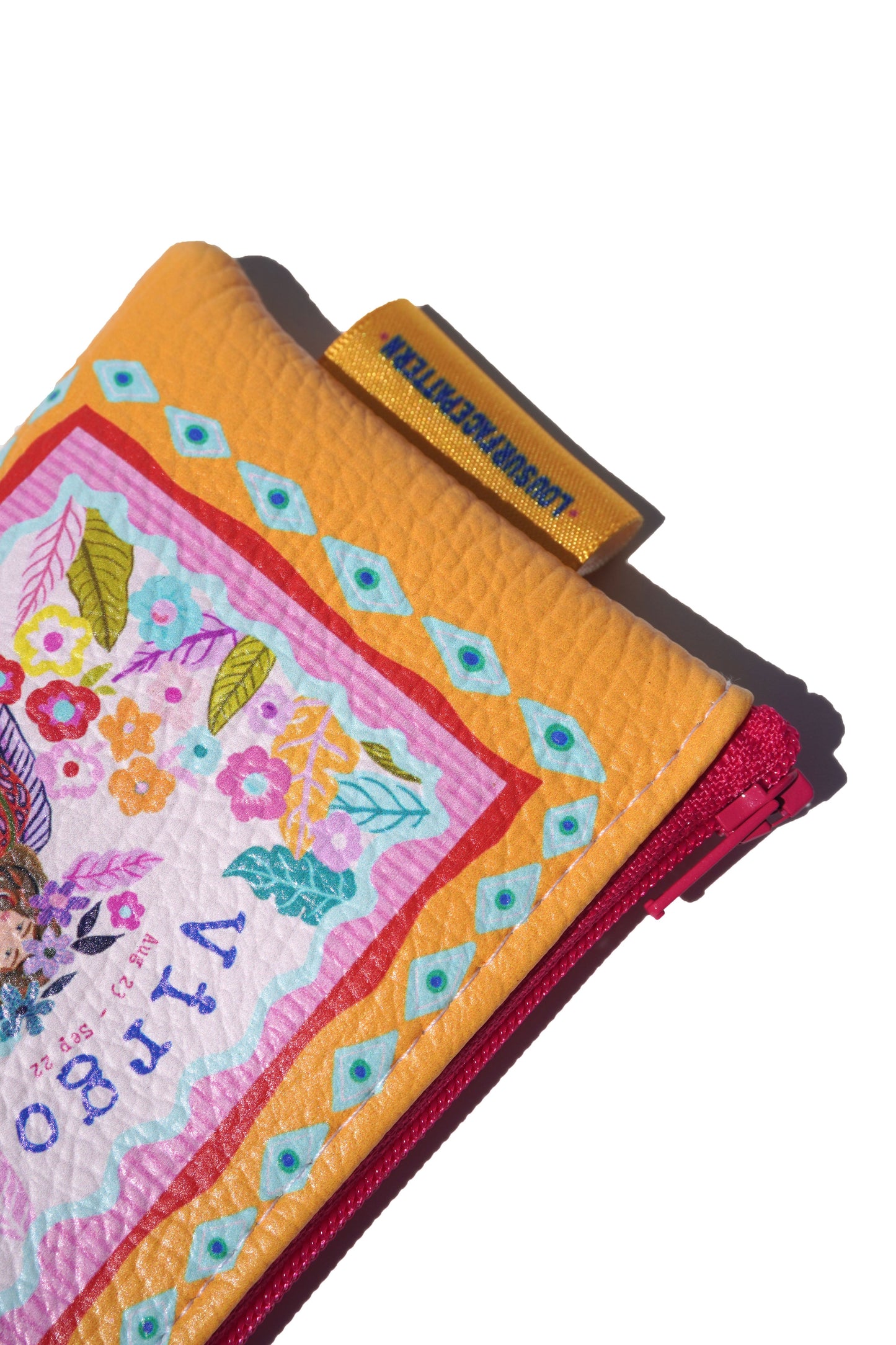 Virgo vegan leather purse