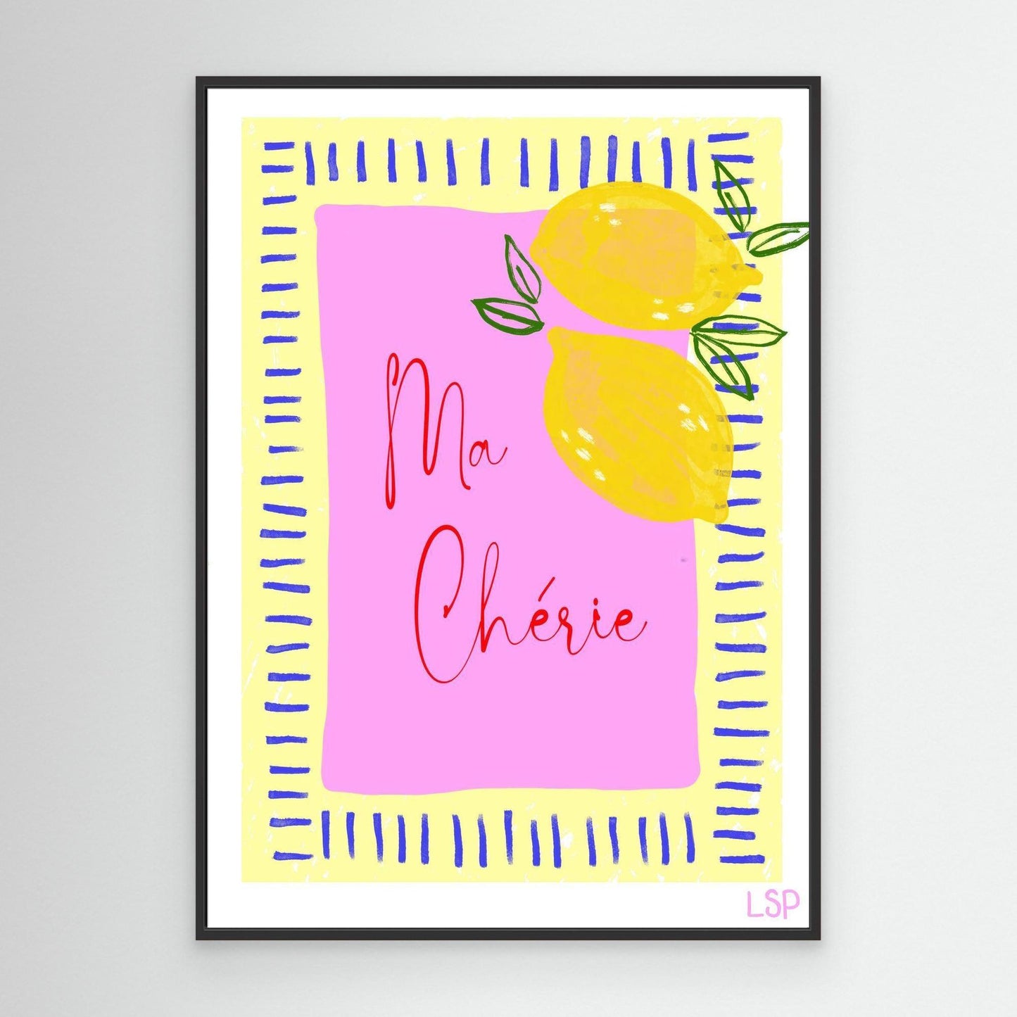 "Ma cherie" canvas print