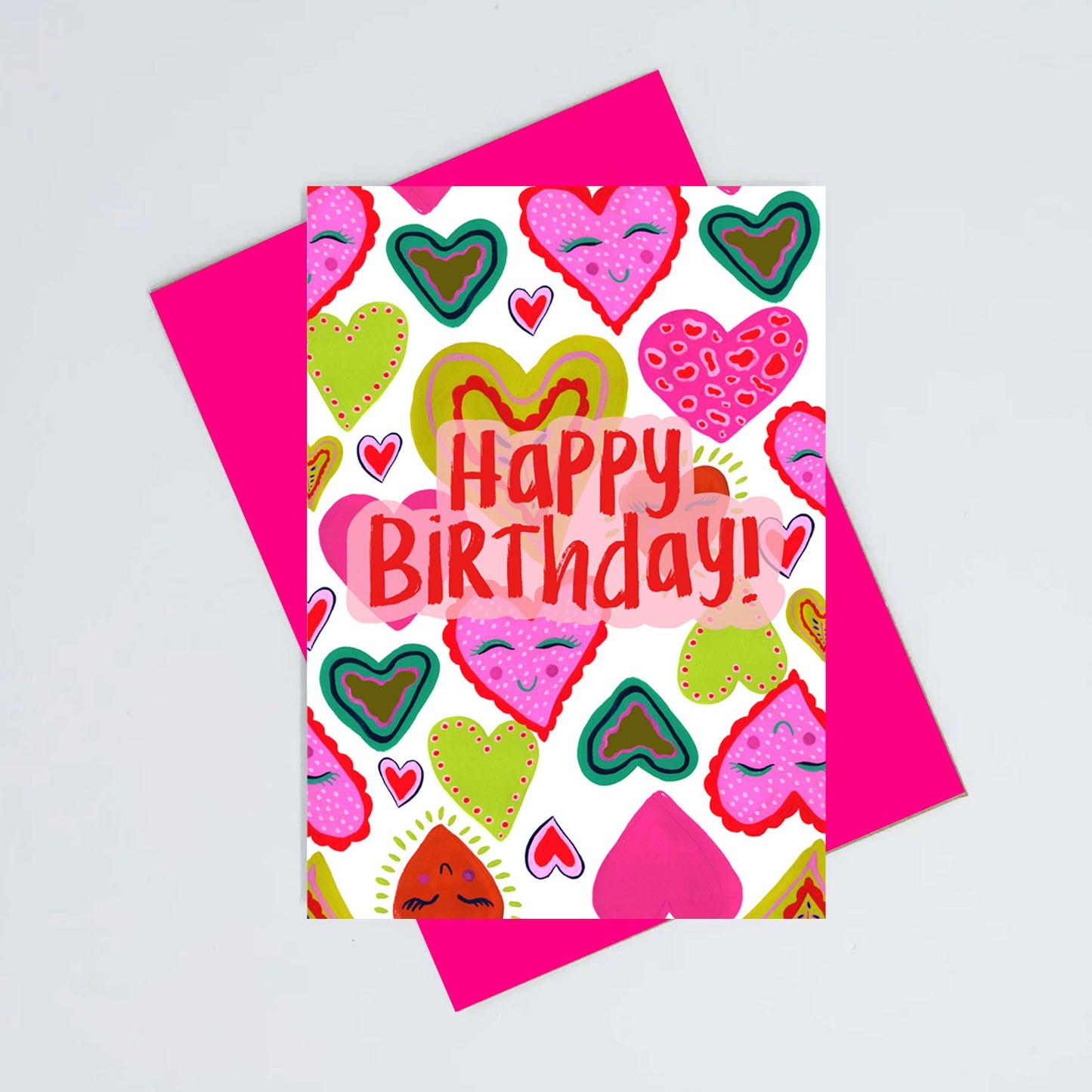Heart birthday card