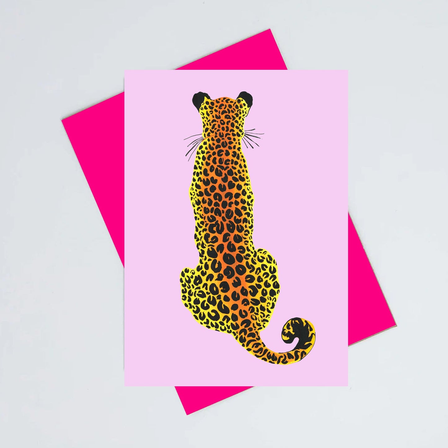 Cheetah birthday card