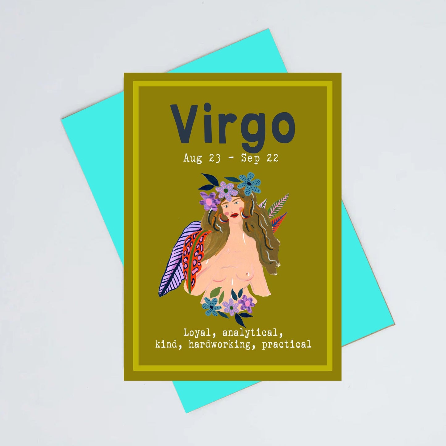 Virgo birthday card