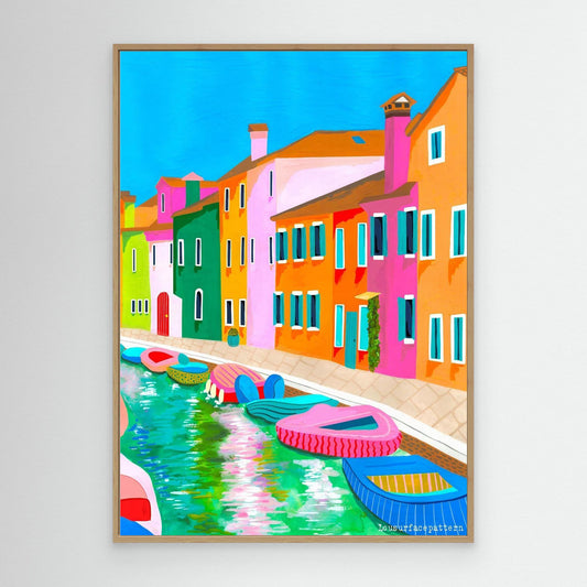 Burano canvas print