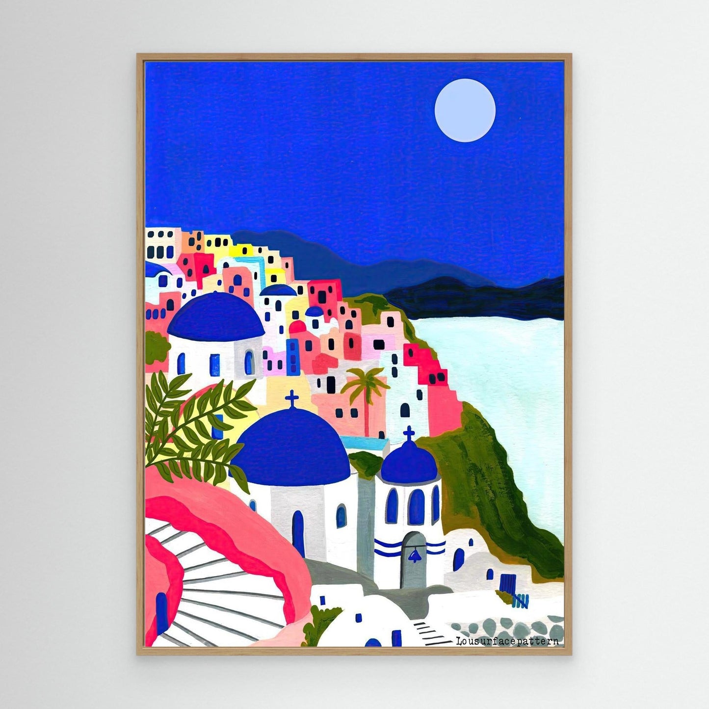"Santorini" Canvas Print