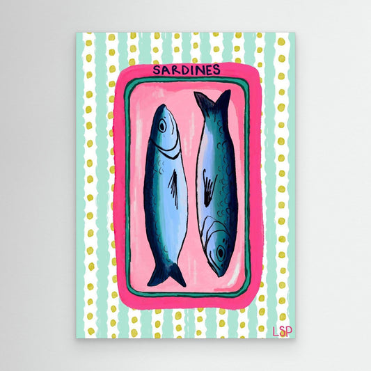 "Sardines" Canvas print
