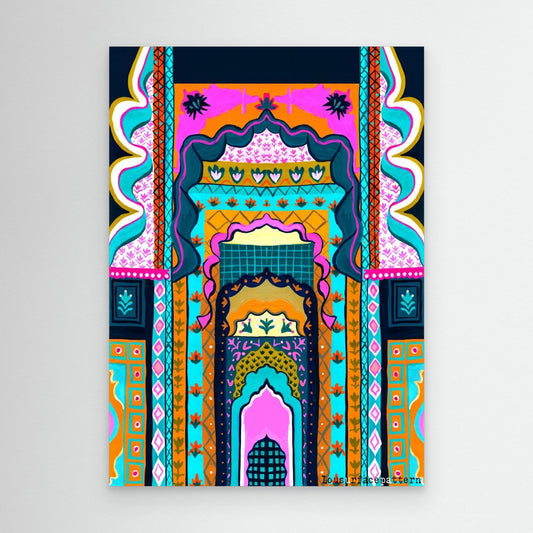 "Indian doorway" Canvas print