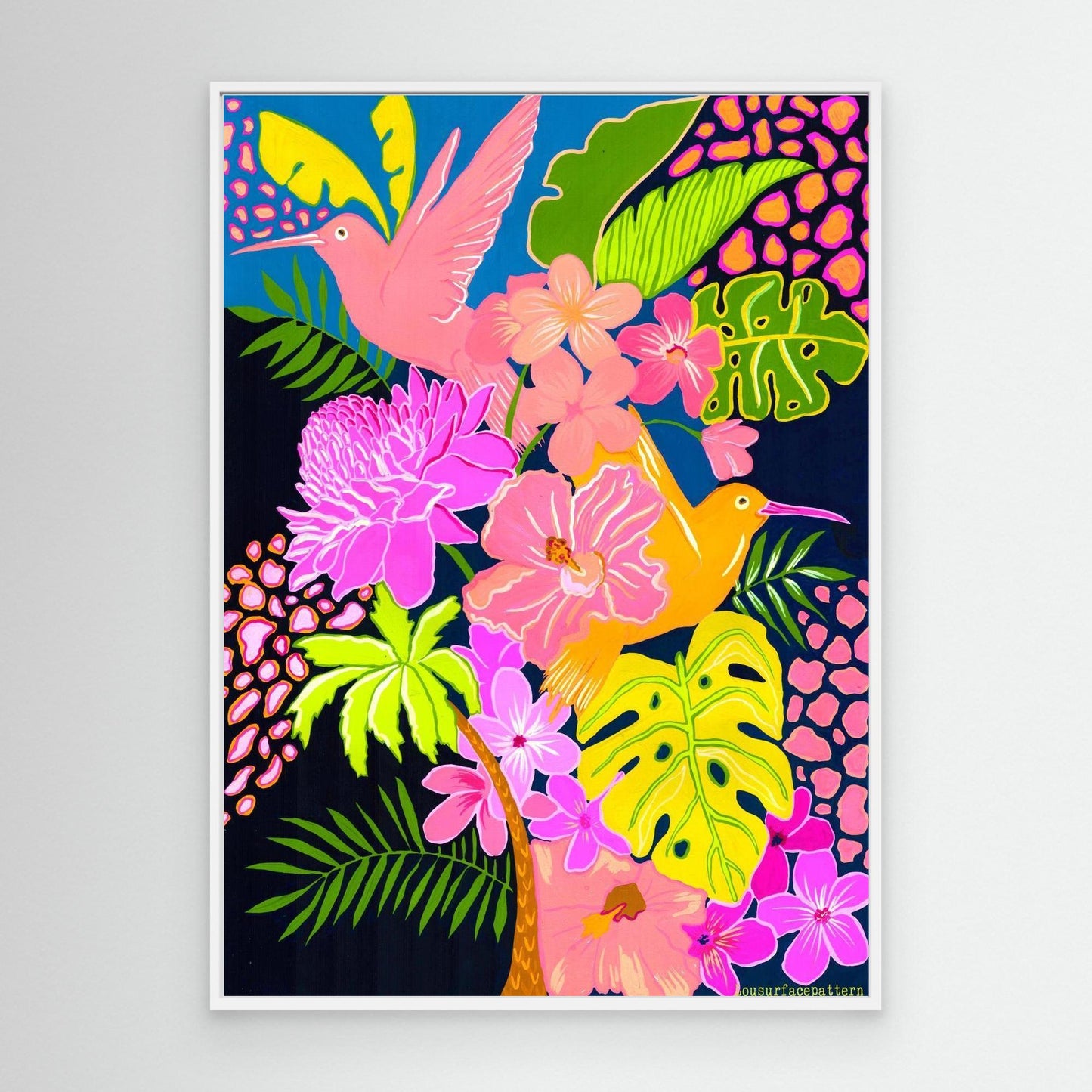 "Humming Bird" Canvas print