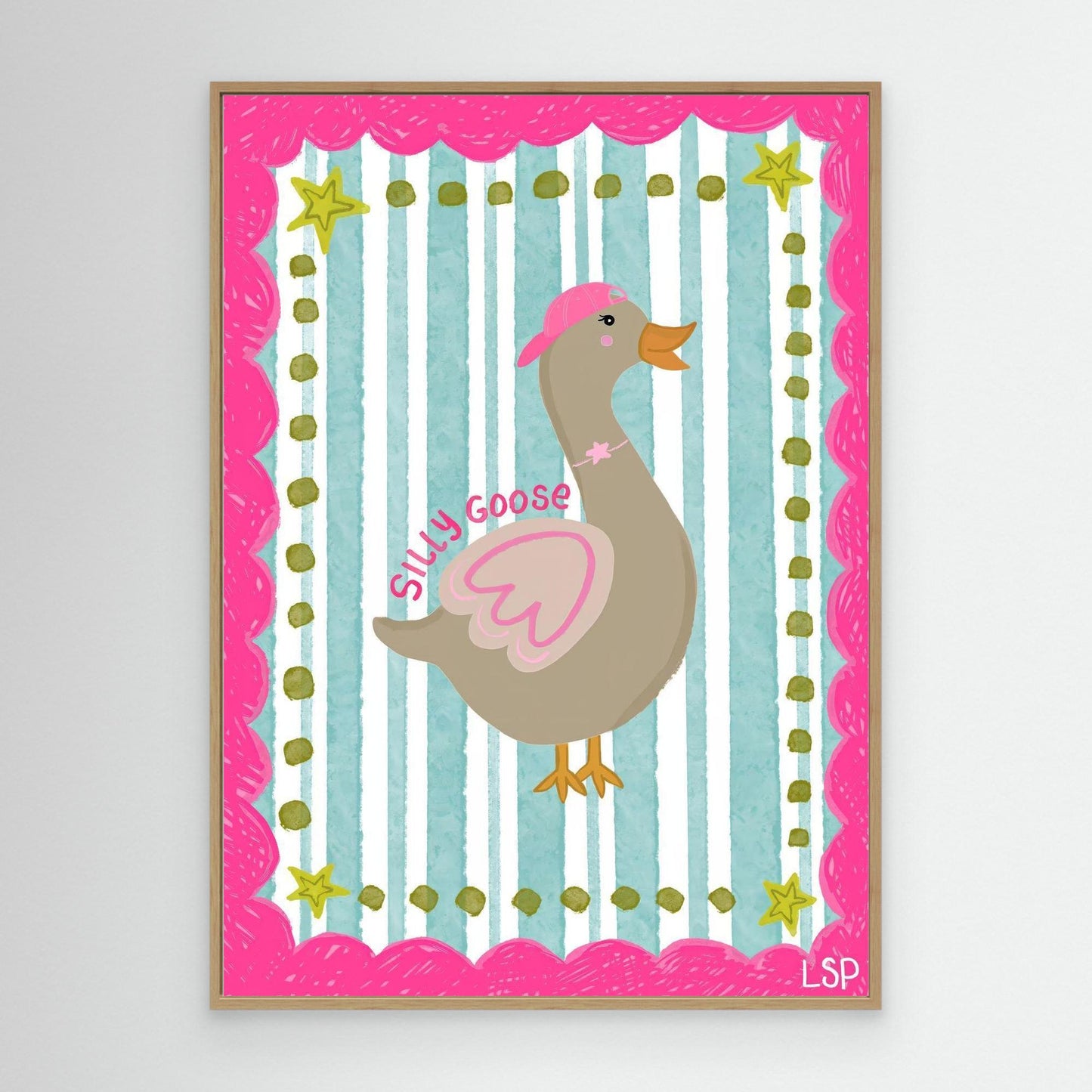 "Silly goose" Canvas print