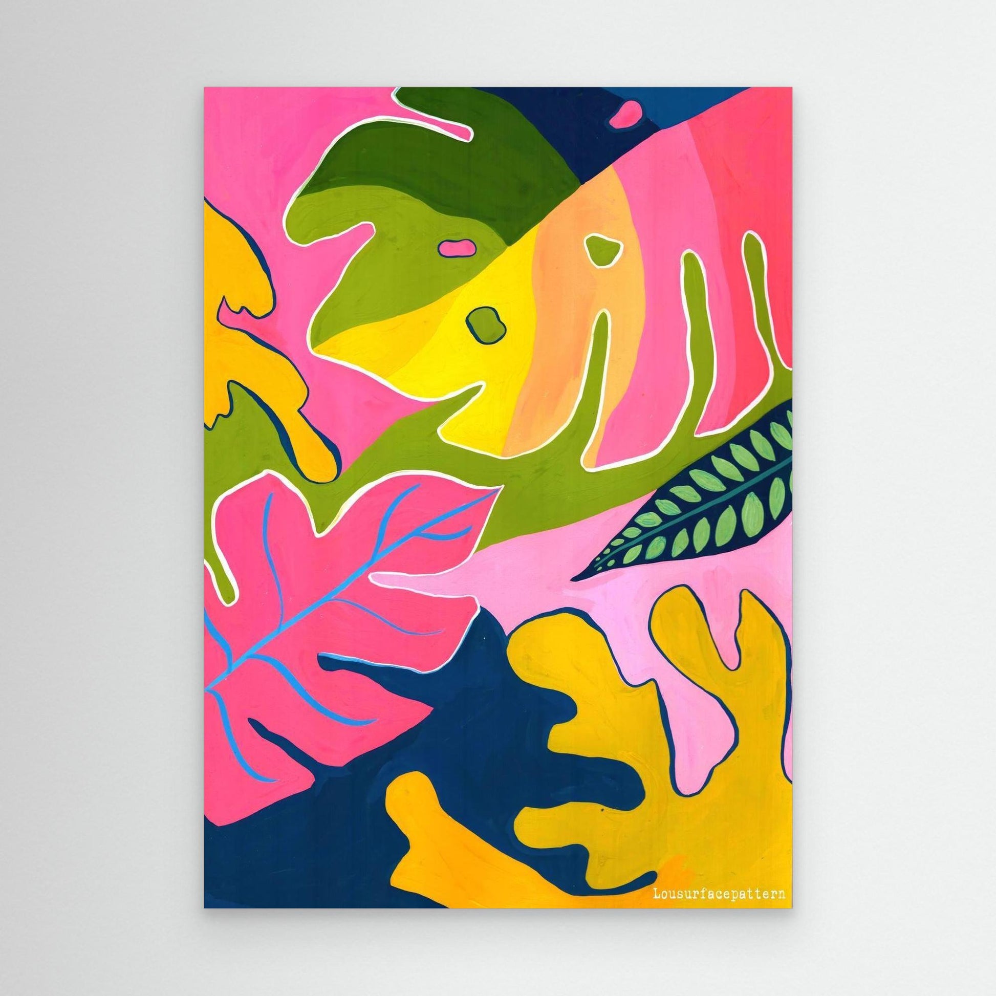 "Cheeseplant" Canvas print