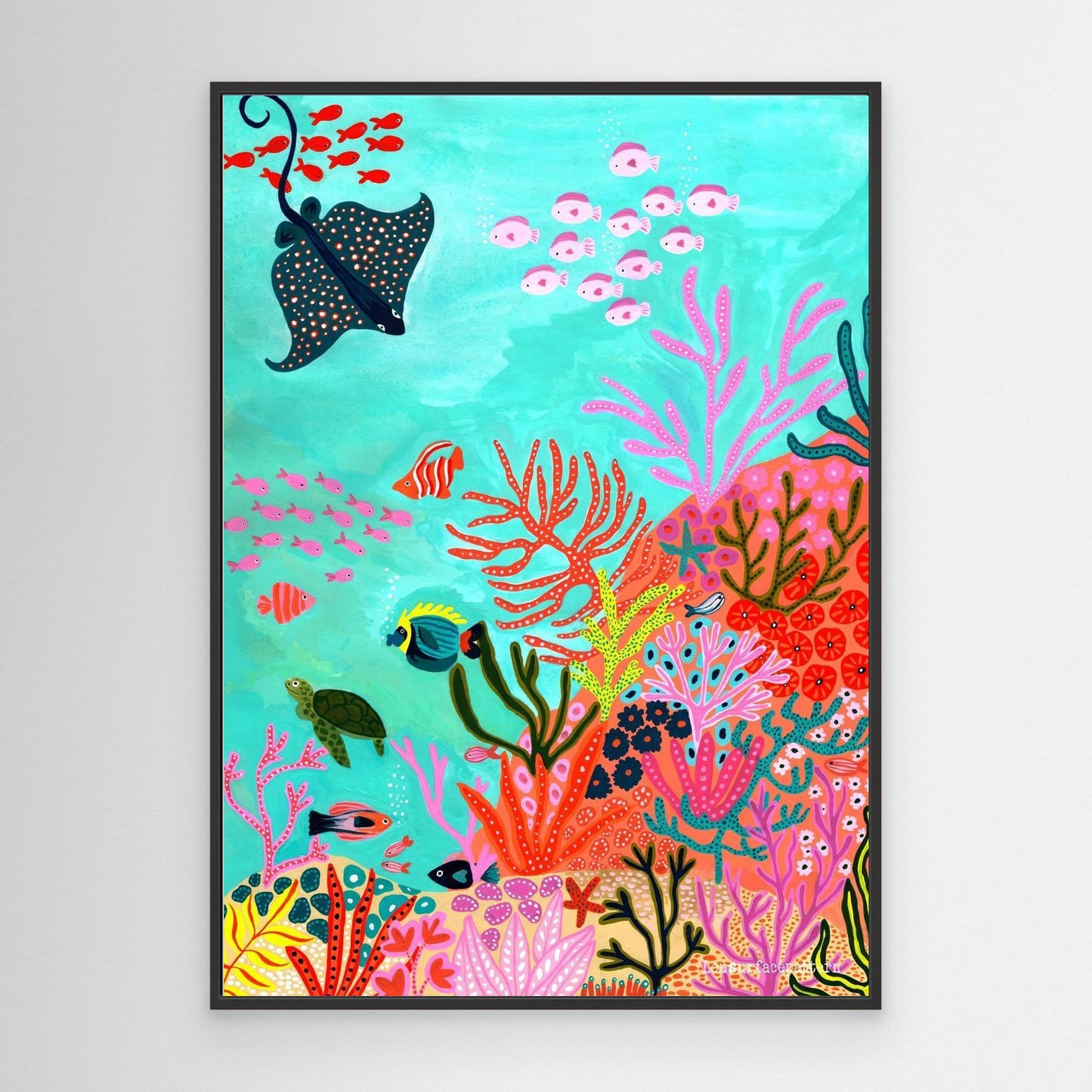 "Under the sea" Canvas print