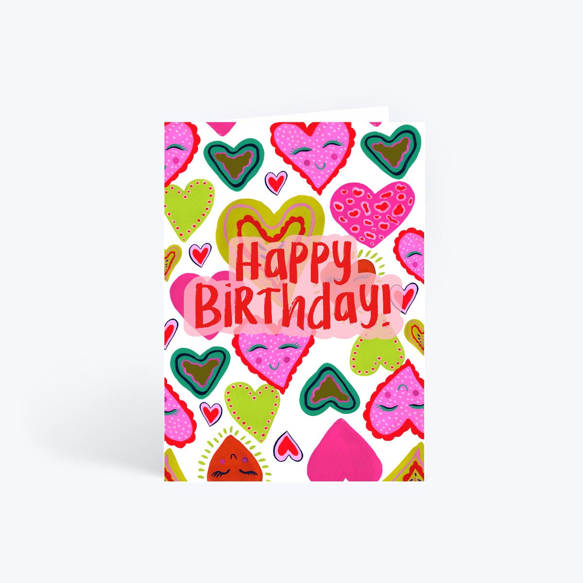 Heart birthday card