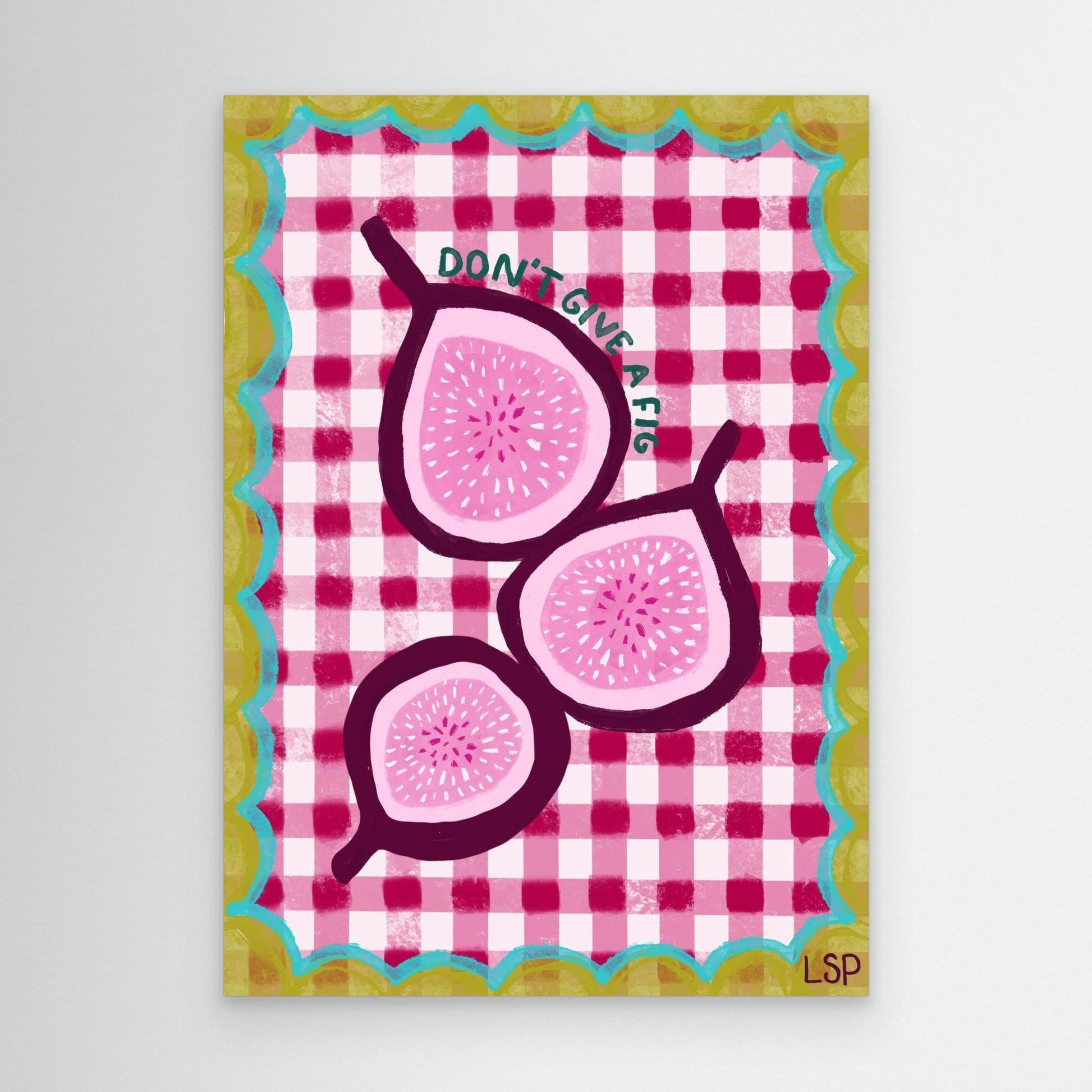 "Don't give a fig" Canvas print