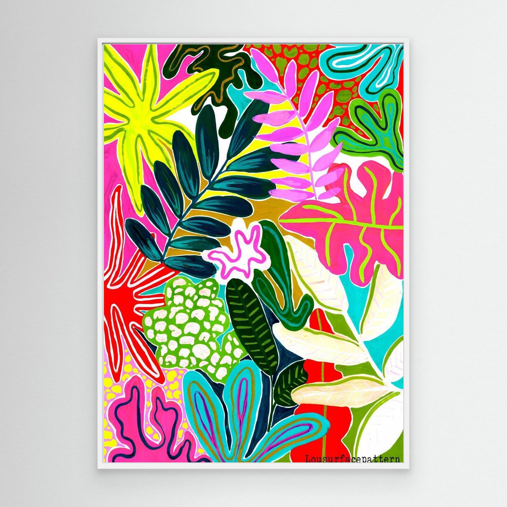 "Tropicals" Canvas Print