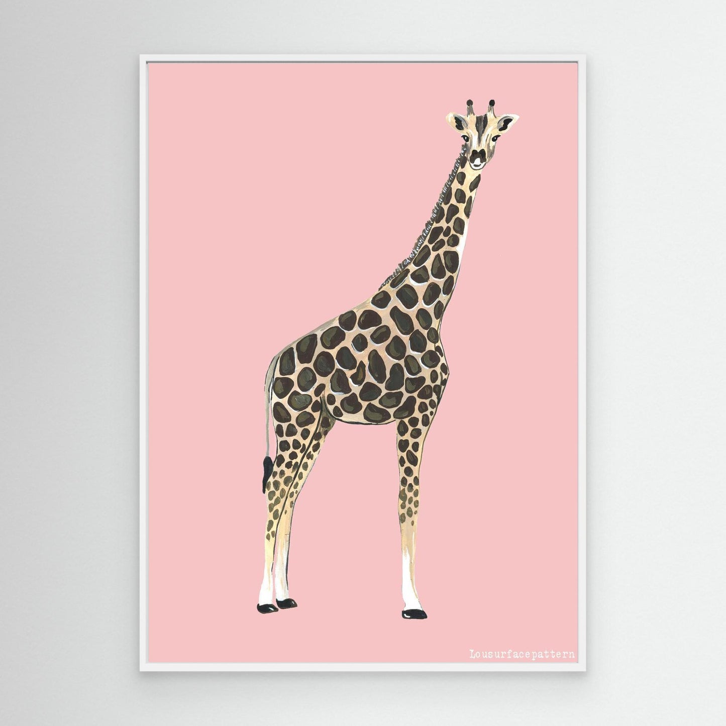 "Giraffe" Canvas print