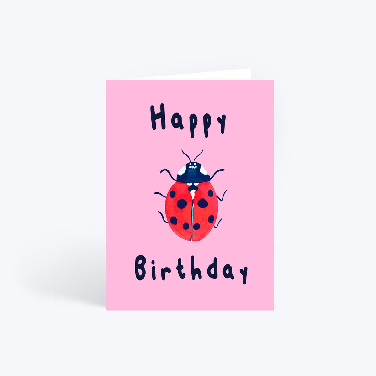 Ladybird birthday card