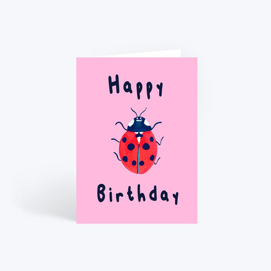 Ladybird birthday card
