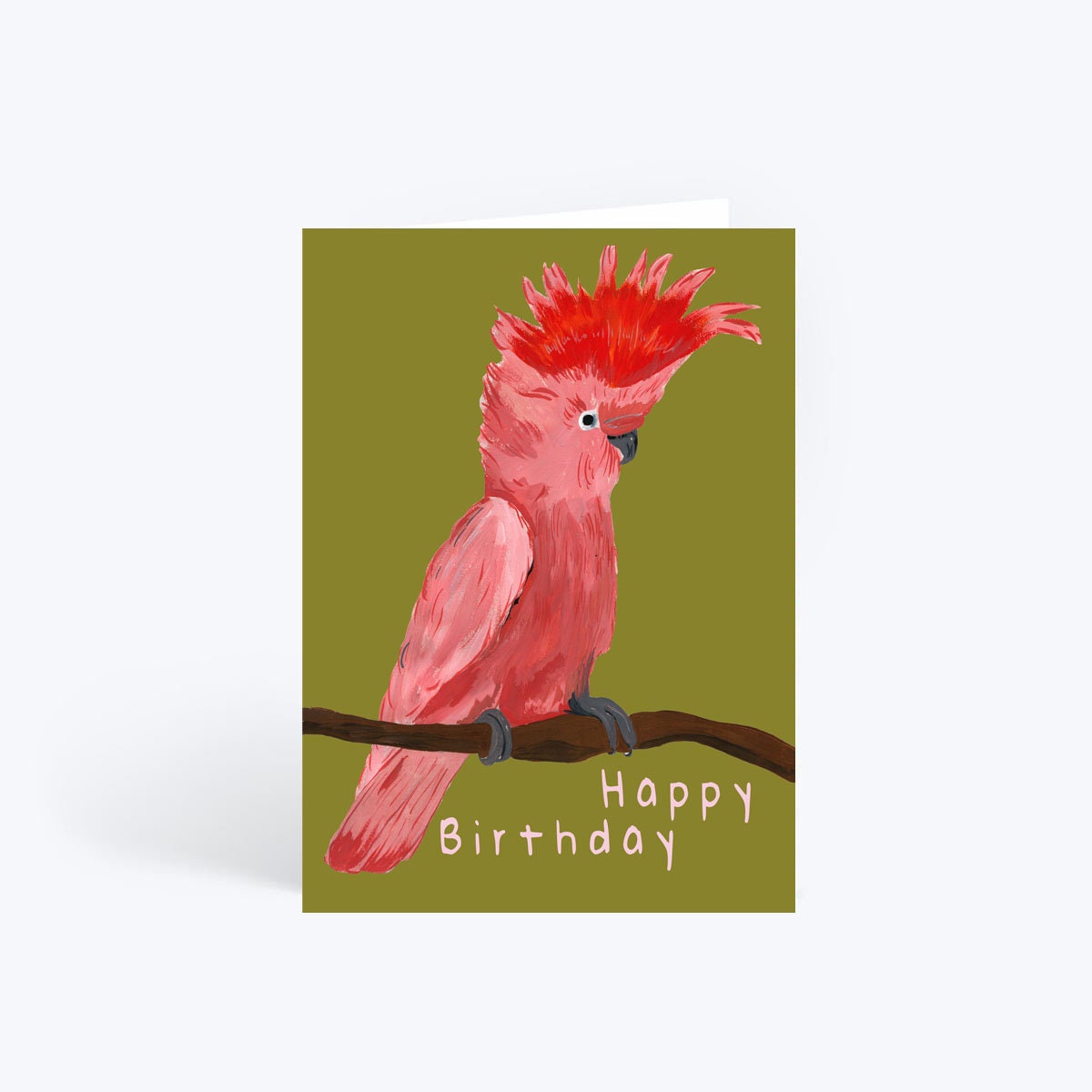 Parrot birthday card
