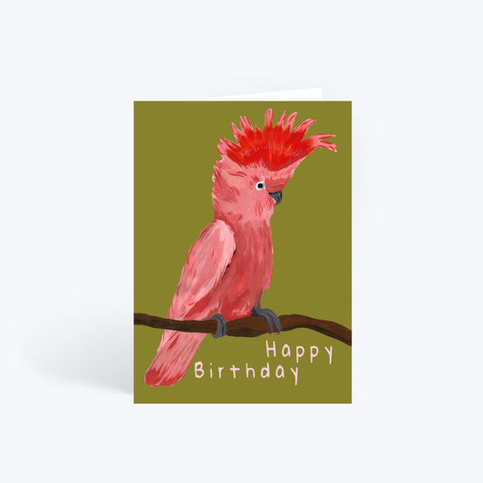 Parrot birthday card