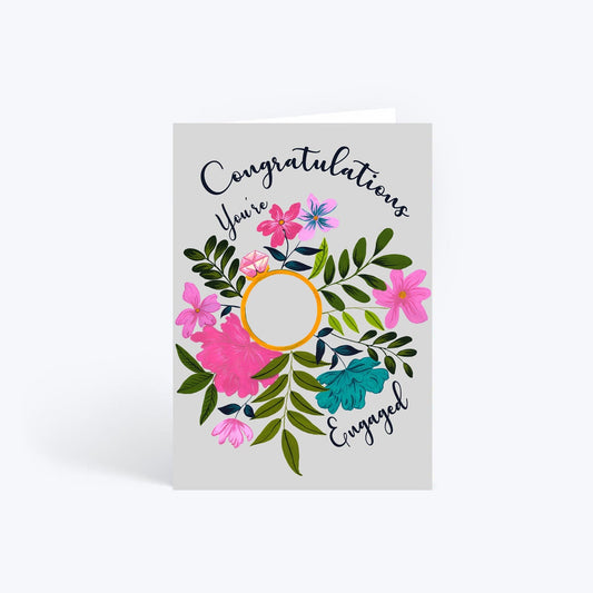 Congrats you're engaged card