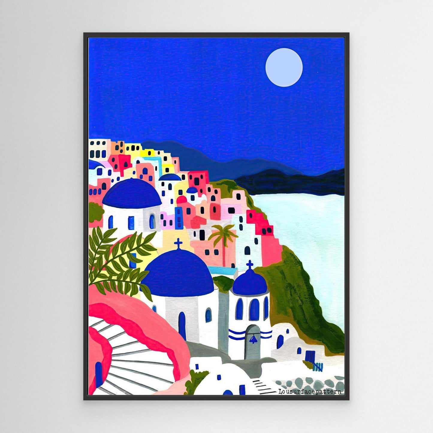 "Santorini" Canvas Print