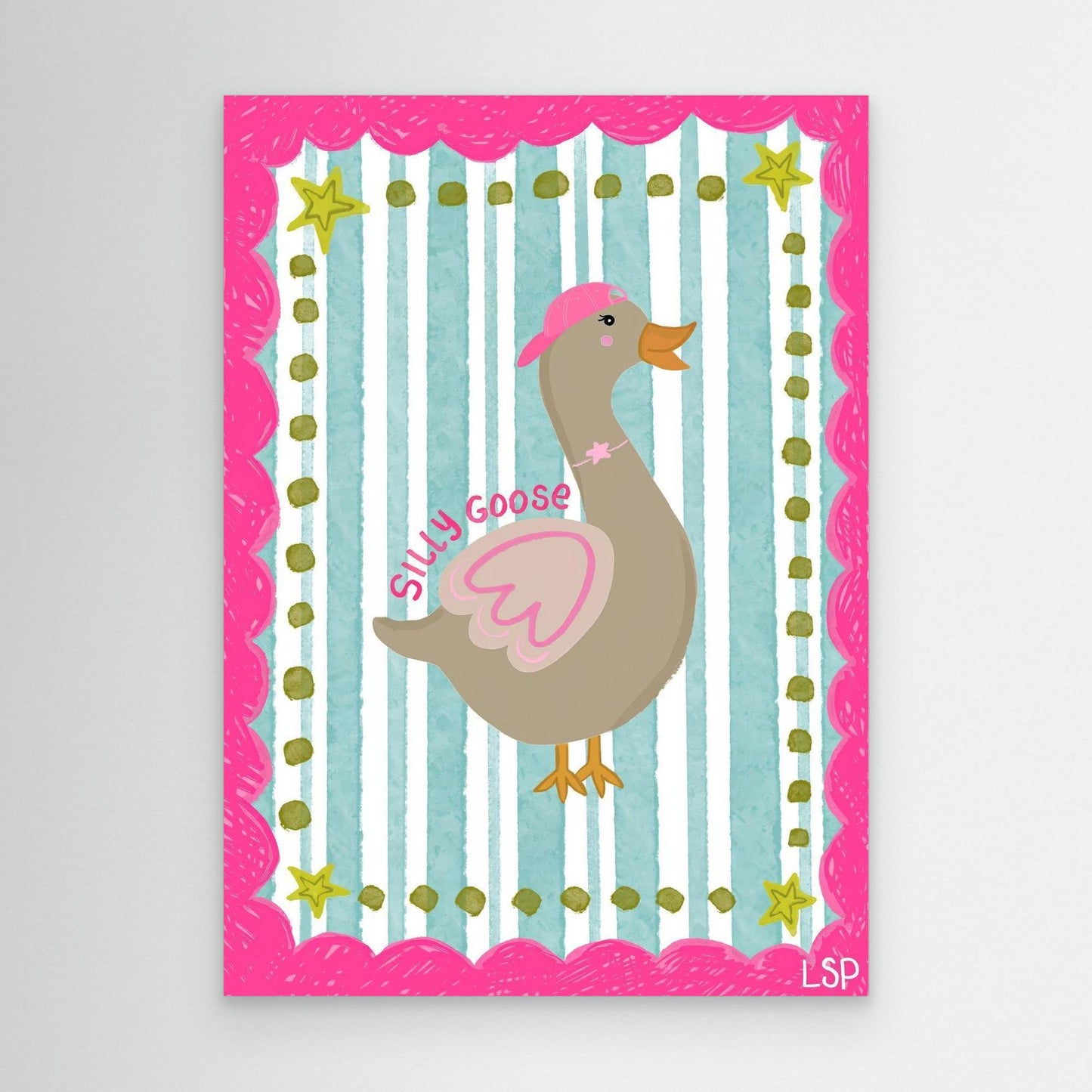 "Silly goose" Canvas print