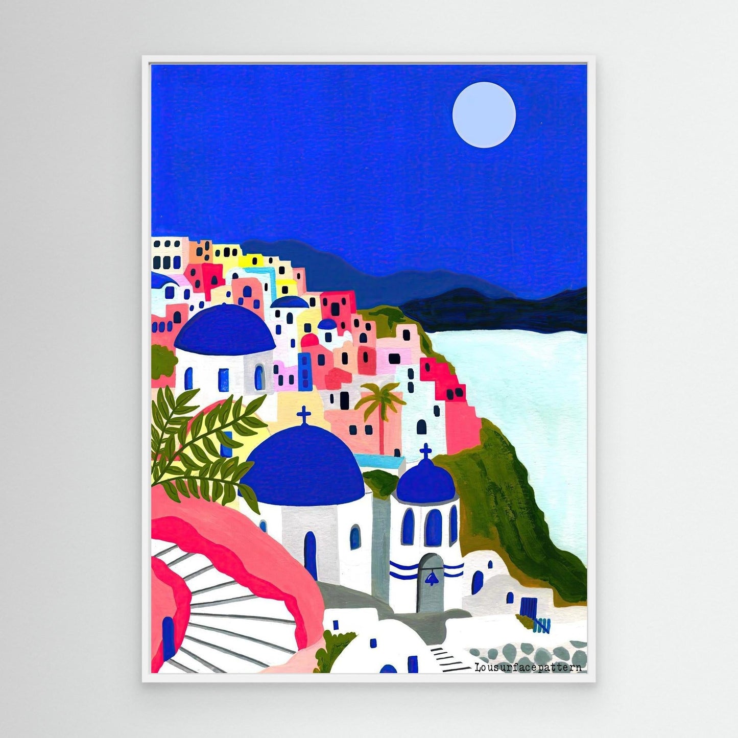 "Santorini" Canvas Print