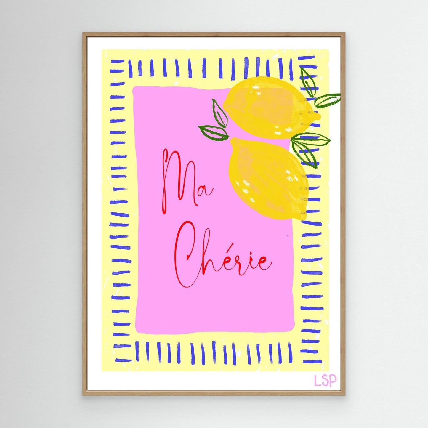 "Ma cherie" canvas print