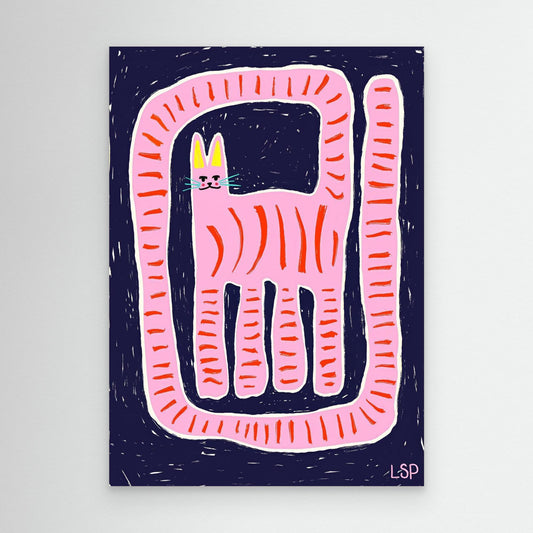 "Cool cat" Canvas print