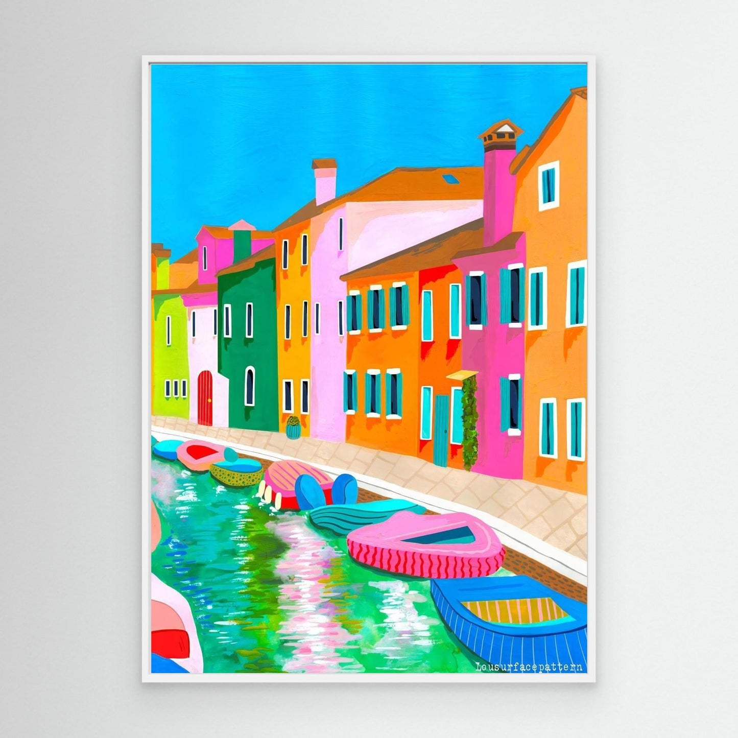 "Burano" Canvas Print