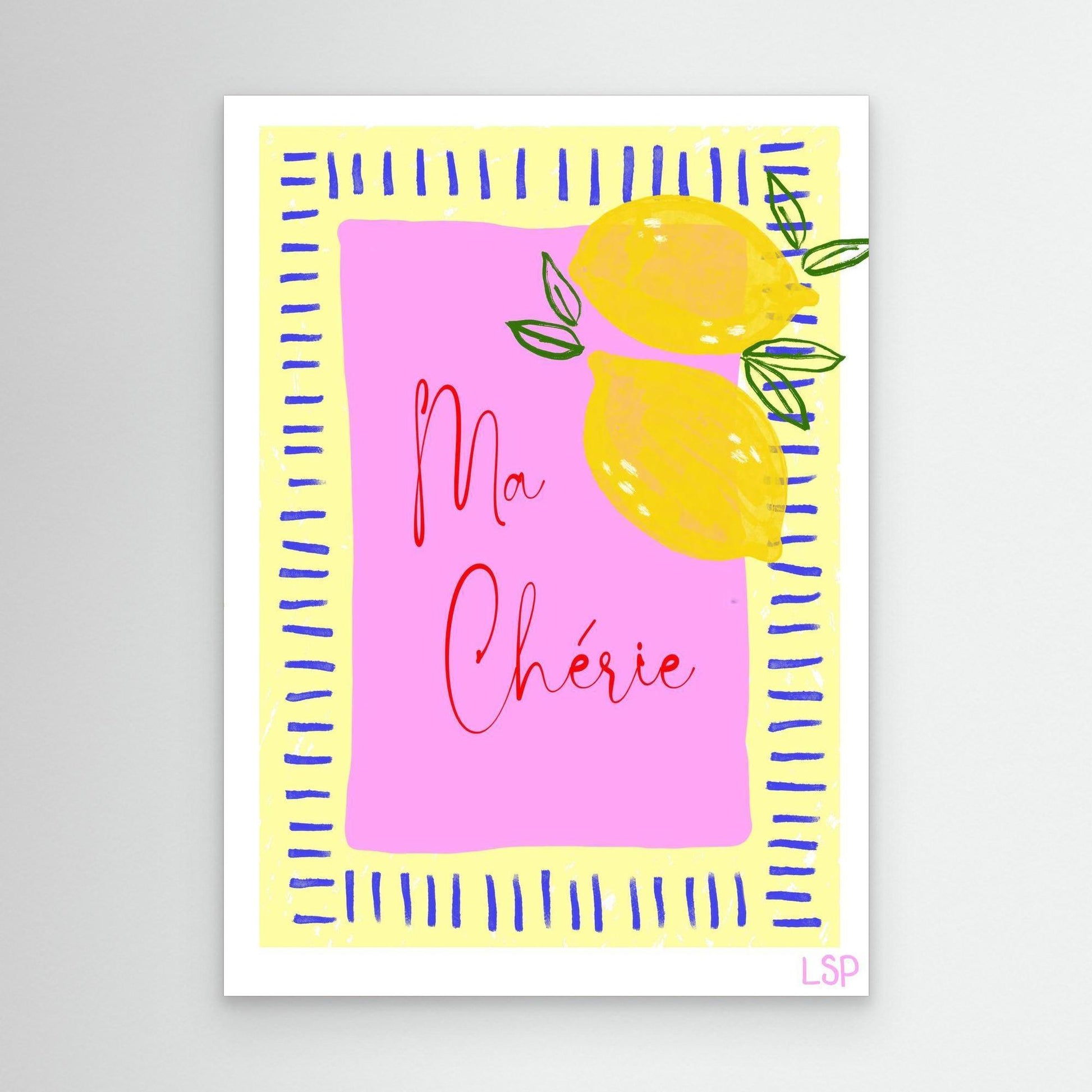 "Ma cherie" canvas print