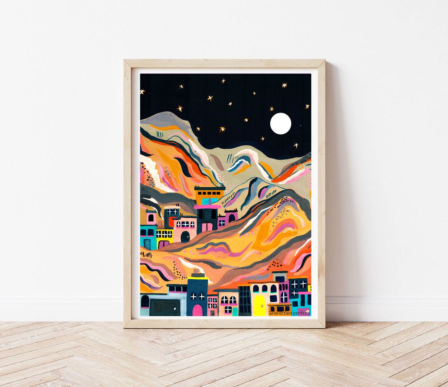 Morocco at night print