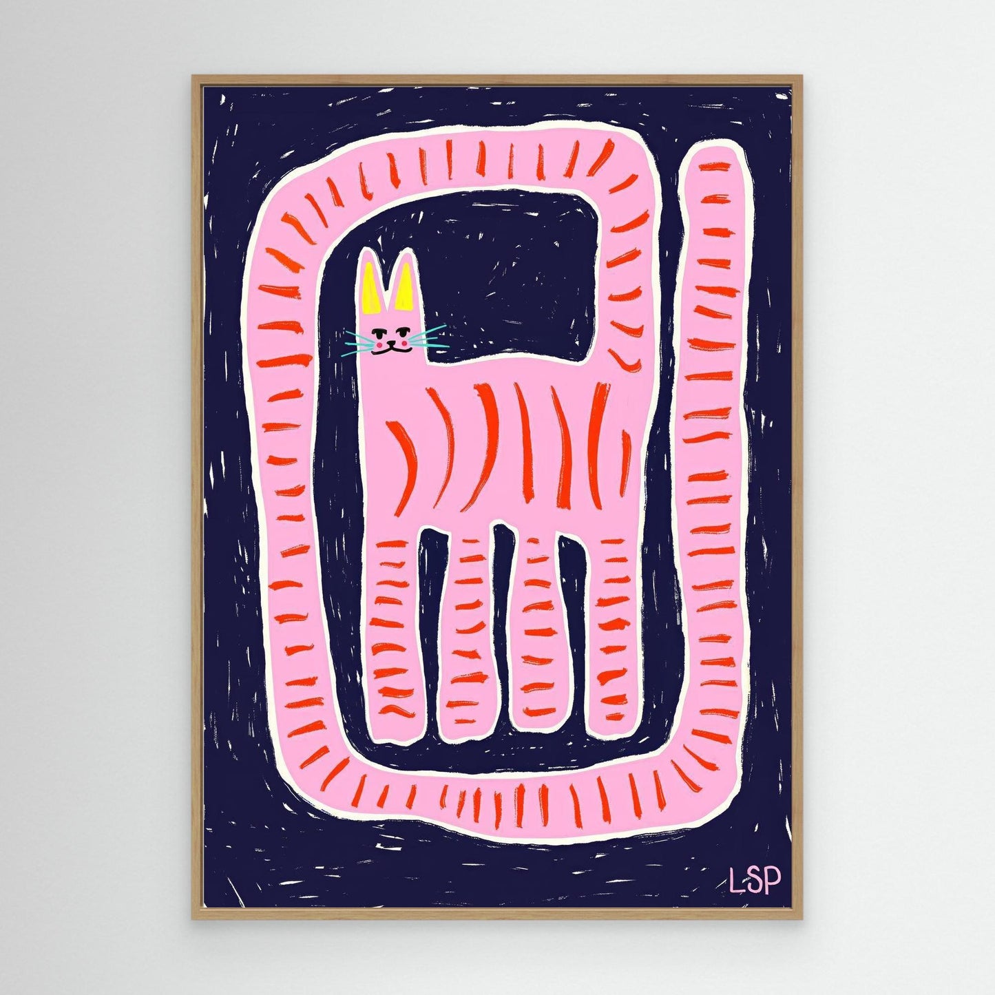 "Cool cat" Canvas print