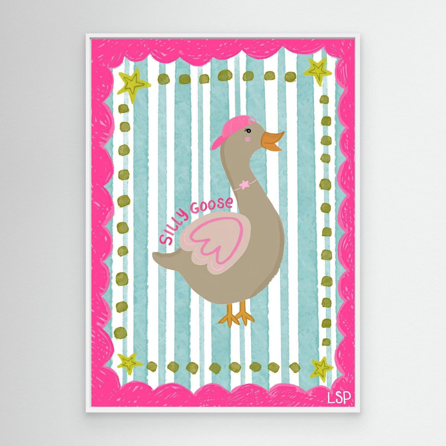 "Silly goose" Canvas print